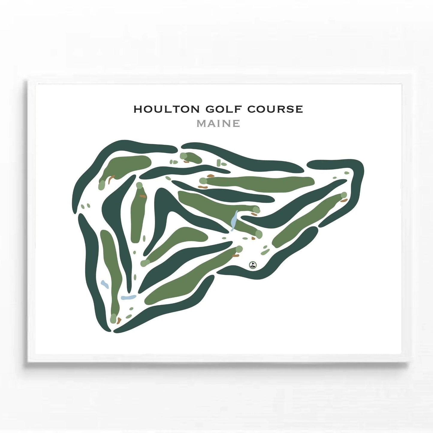 Houlton Country Club, Maine - Printed Golf Courses