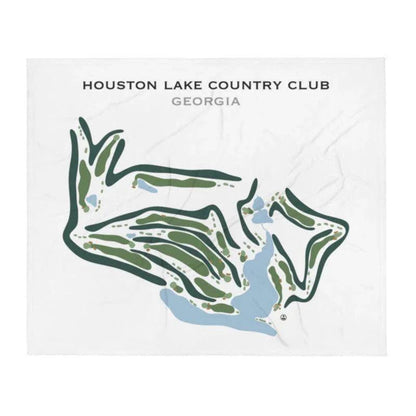 Houston Lake Country Club, Georgia - Printed Golf Courses