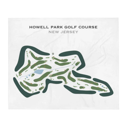 Howell Park Golf Course, New Jersey - Printed Golf Courses