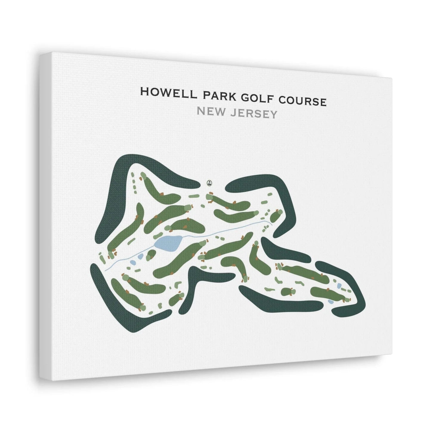 Howell Park Golf Course, New Jersey - Printed Golf Courses