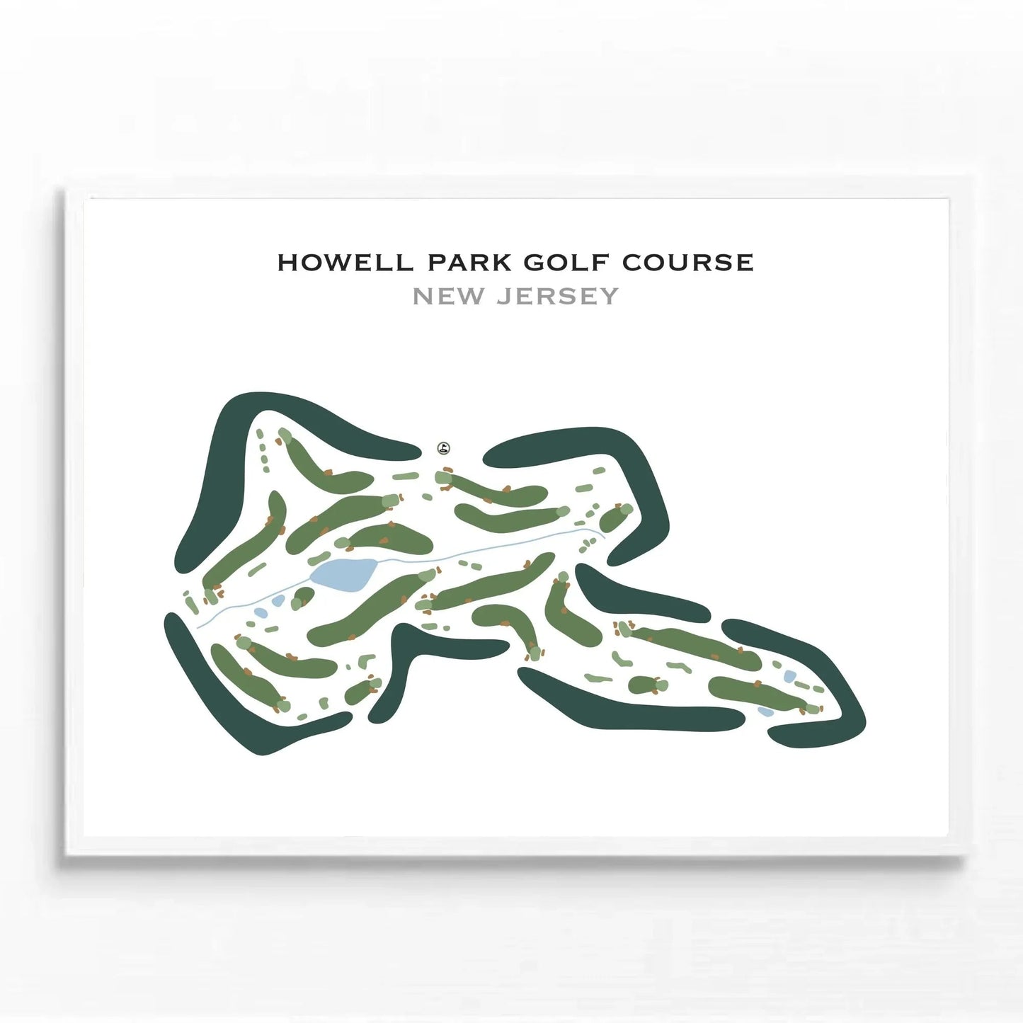 Howell Park Golf Course, New Jersey - Printed Golf Courses
