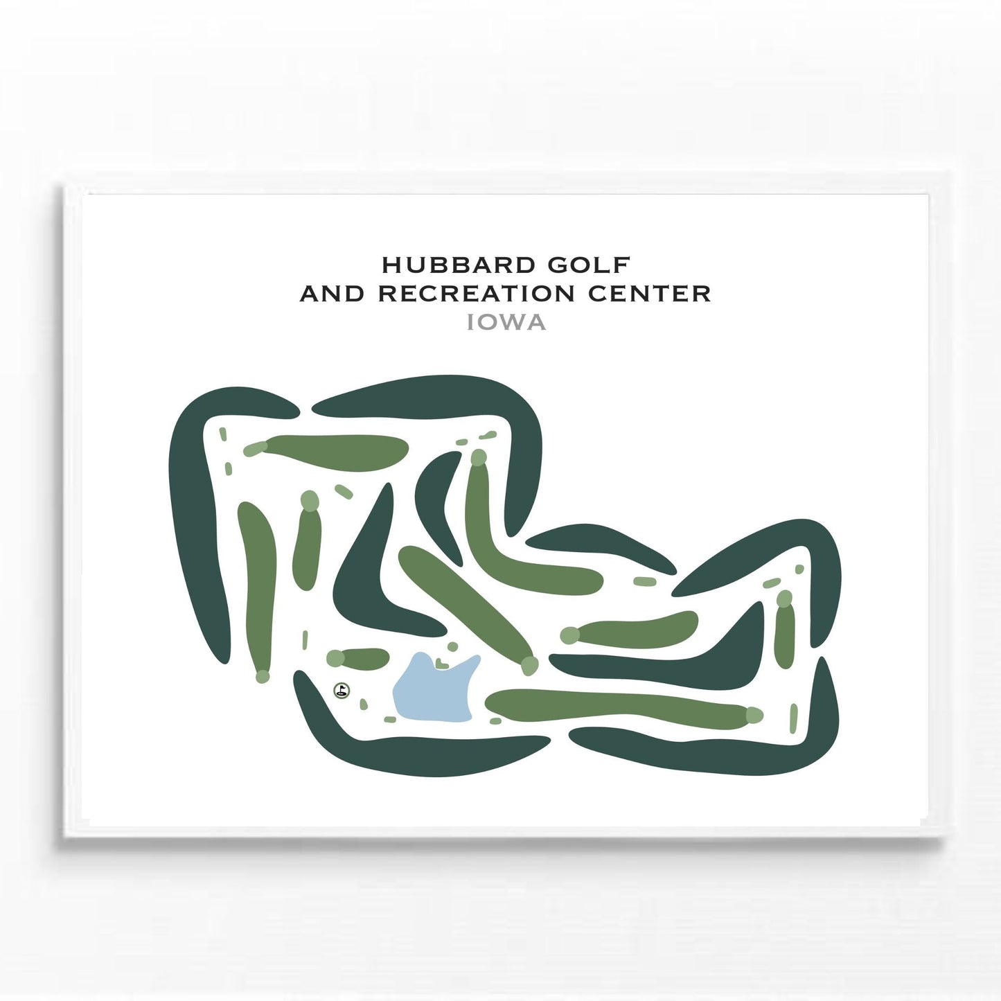 Hubbard Golf & Recreation Center, Iowa - Printed Golf Courses