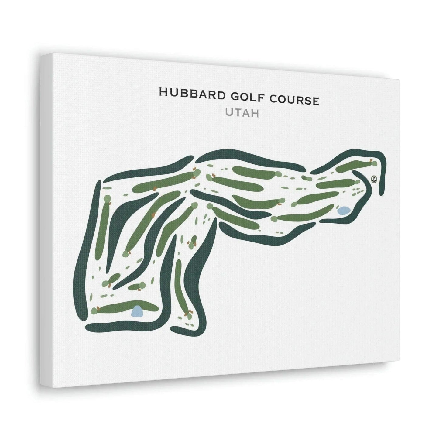 Hubbard Golf Course, Layton Utah - Printed Golf Courses