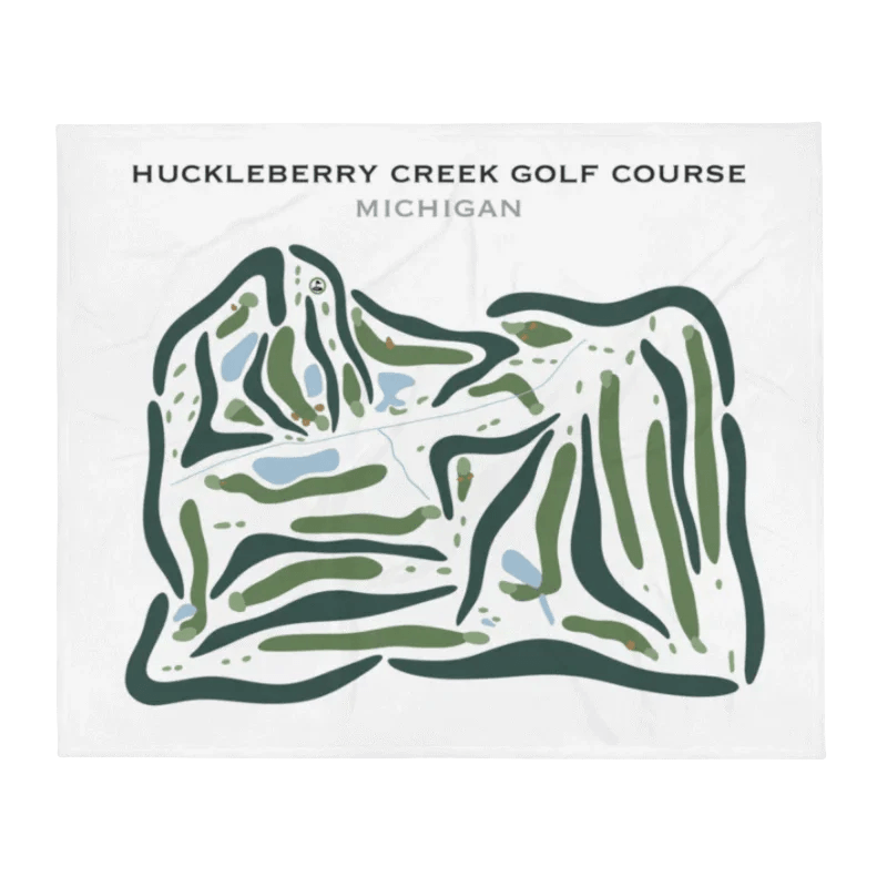 Huckleberry Creek Golf Course, Michigan - Printed Golf Courses