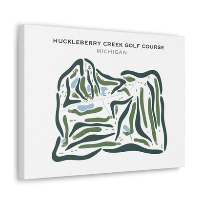 Huckleberry Creek Golf Course, Michigan - Printed Golf Courses