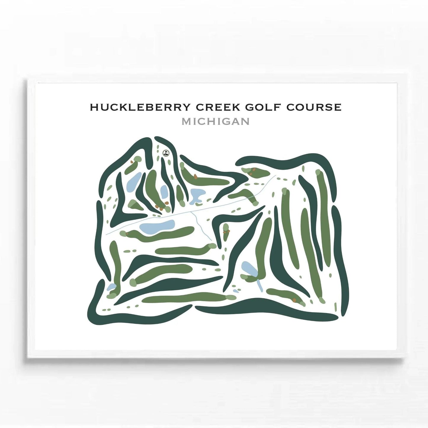 Huckleberry Creek Golf Course, Michigan - Printed Golf Courses