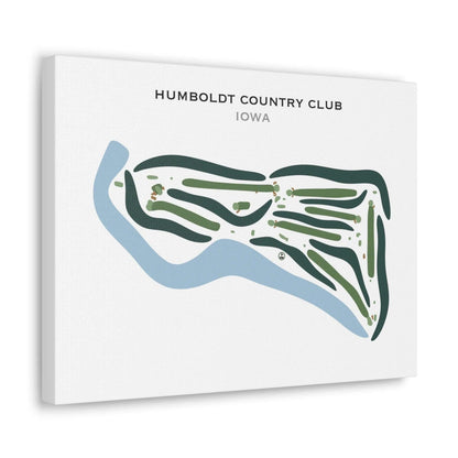 Humboldt Country Club, Iowa - Printed Golf Courses
