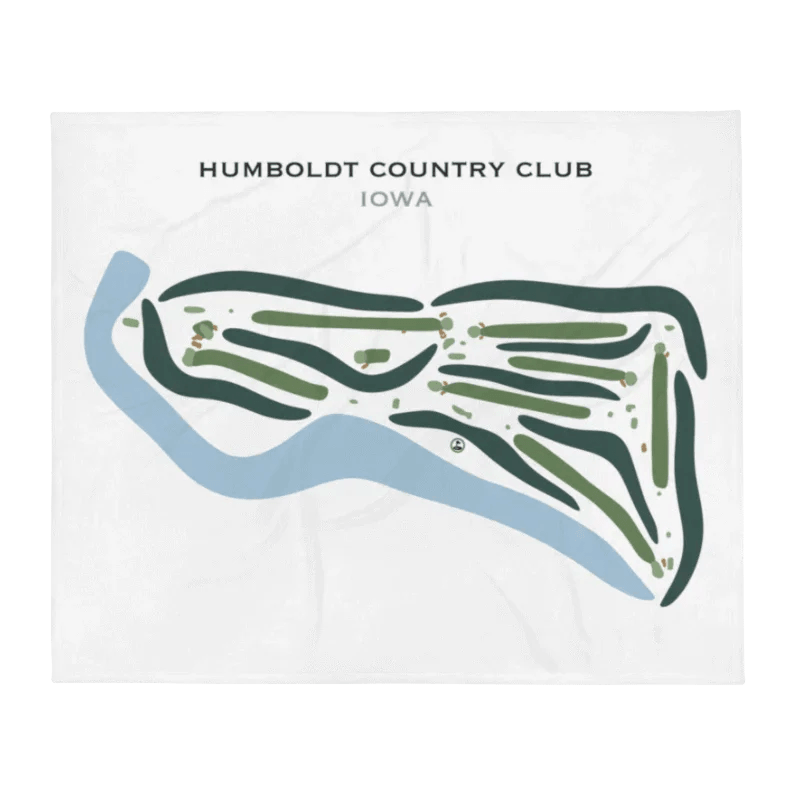 Humboldt Country Club, Iowa - Printed Golf Courses