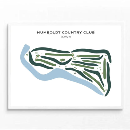 Humboldt Country Club, Iowa - Printed Golf Courses