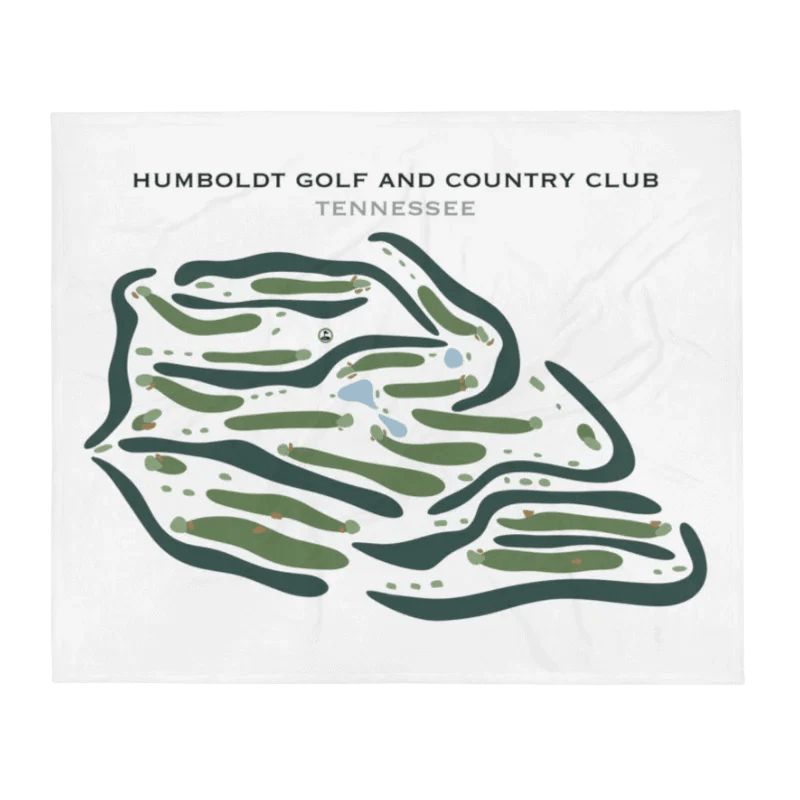 Humboldt Golf and Country Club, Tennessee - Printed Golf Courses