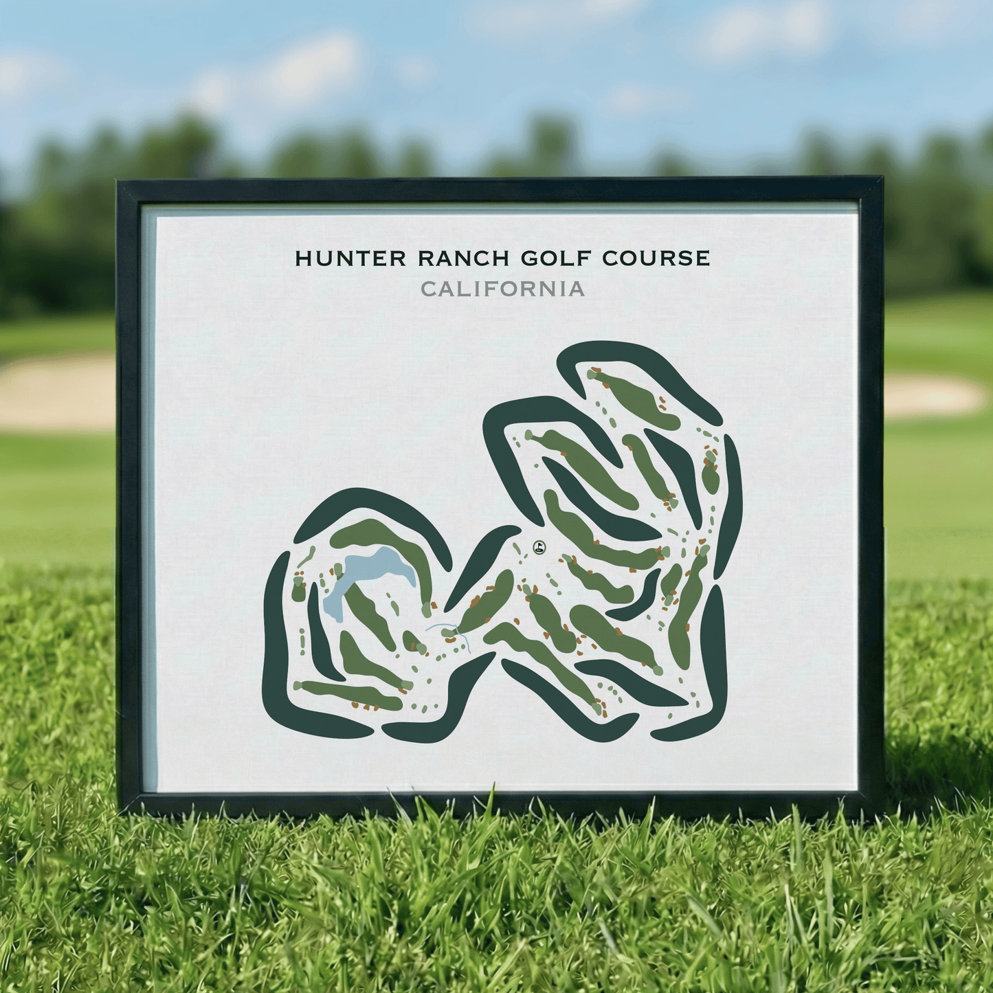Hunter Ranch Golf Course, California - Printed Golf Courses
