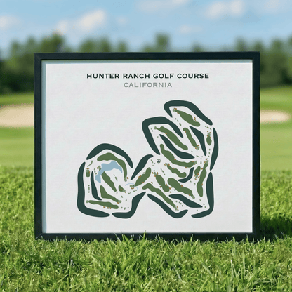 Hunter Ranch Golf Course, California - Printed Golf Courses