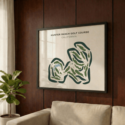 Hunter Ranch Golf Course, California - Printed Golf Courses