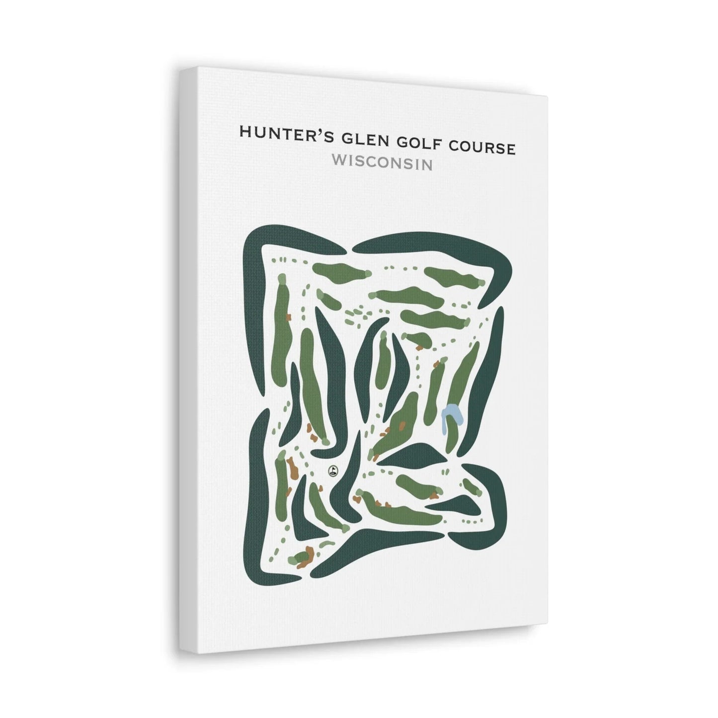 Hunter’s Glen Golf Course, Wisconsin - Printed Golf Courses