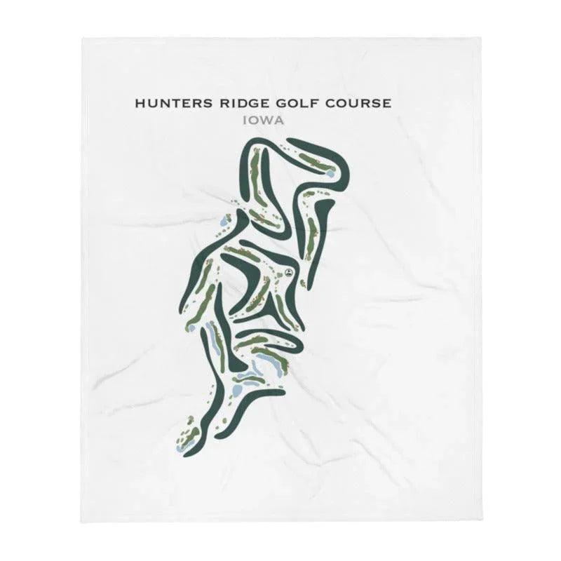 Hunters Ridge Golf Course, Marion Iowa - Printed Golf Courses