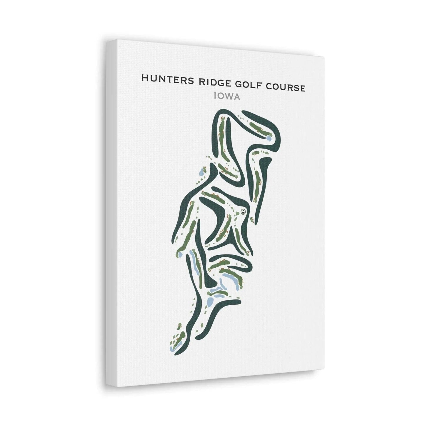 Hunters Ridge Golf Course, Marion Iowa - Printed Golf Courses