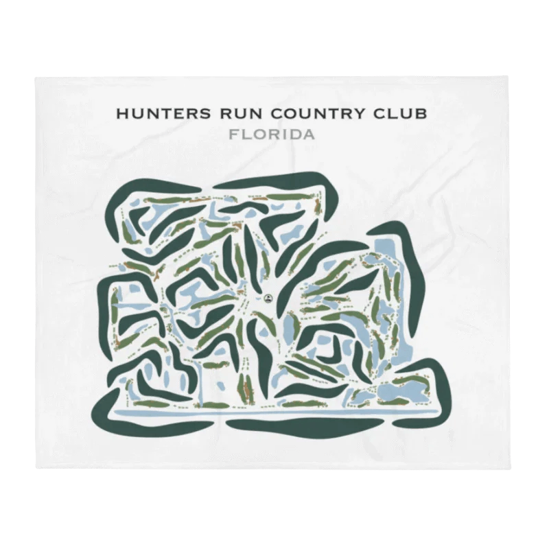 Hunters Run Country Club, Florida - Printed Golf Courses