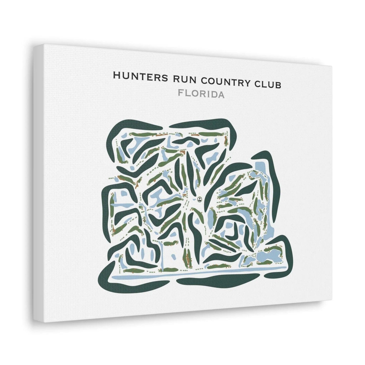 Hunters Run Country Club, Florida - Printed Golf Courses