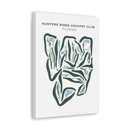Hunters Ridge Country Club, Florida - Printed Golf Courses