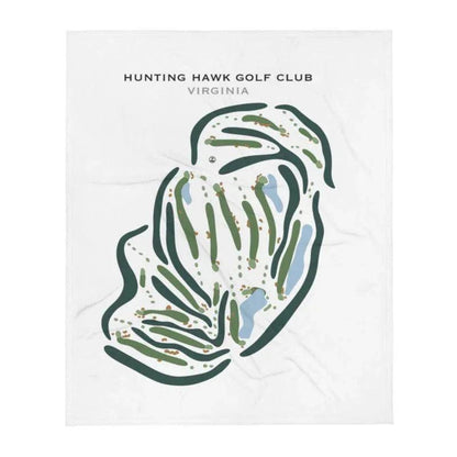 Hunting Hawk Golf Club, Virginia - Printed Golf Course