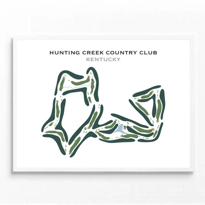 Hunting Creek Country Club, Kentucky - Printed Golf Course