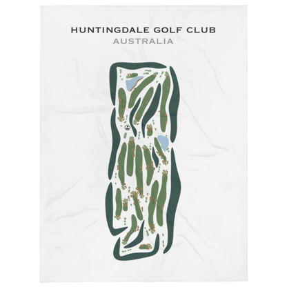 Huntingdale Golf Club, Australia - Printed Golf Courses