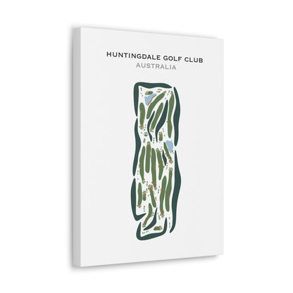 Huntingdale Golf Club, Australia - Printed Golf Courses