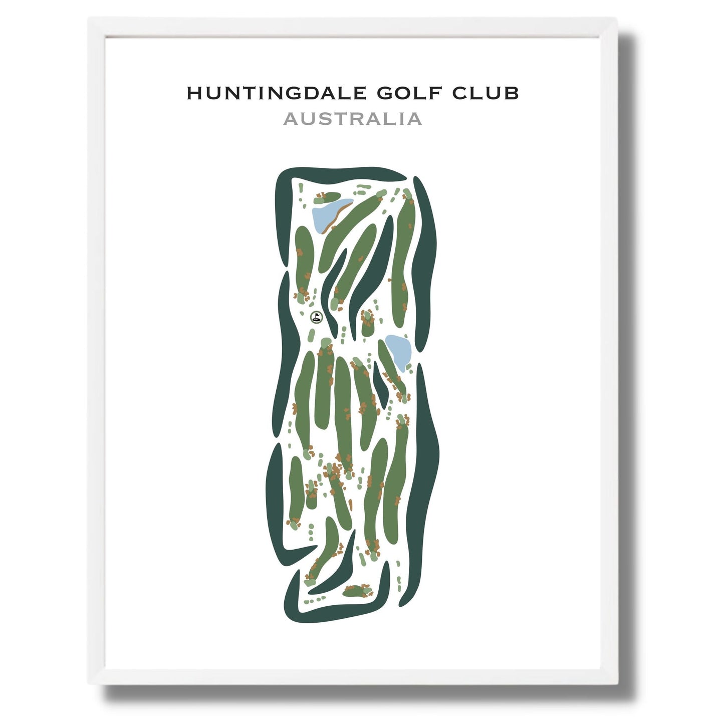 Huntingdale Golf Club, Australia - Printed Golf Courses