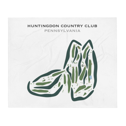 Huntingdon Country Club, Pennsylvania - Printed Golf Courses