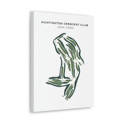 Huntington Crescent Club, New York - Printed Golf Courses
