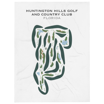 Huntington Hills Golf & Country Club, Florida - Printed Golf Courses