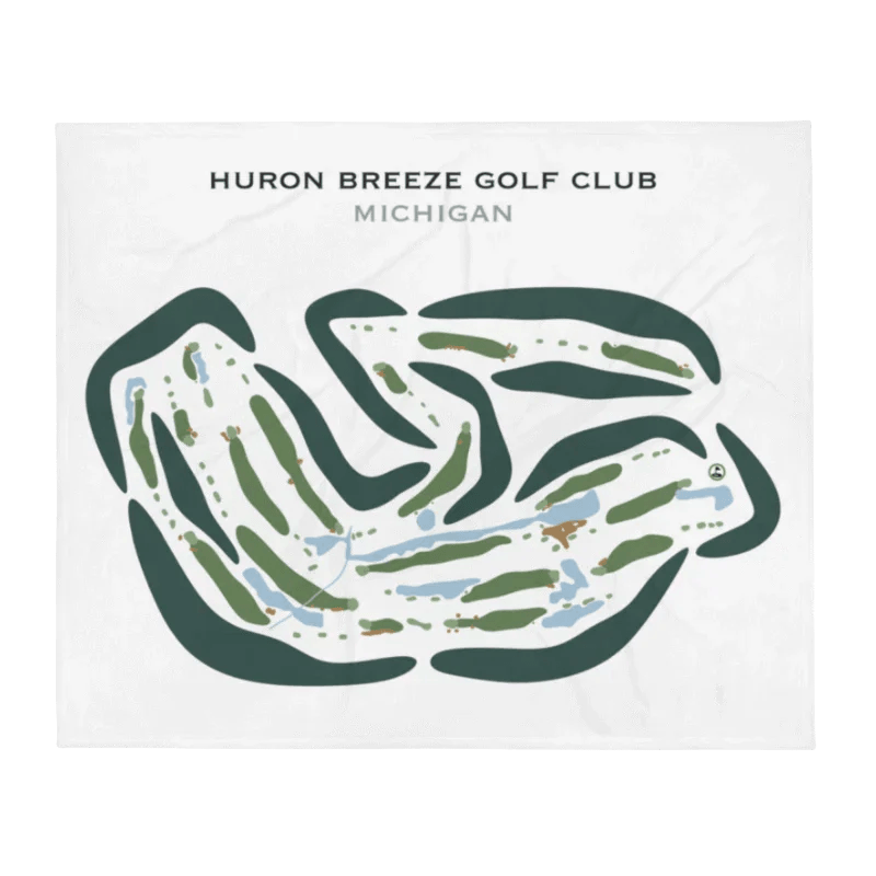 Huron Breeze Golf Club, Michigan - Printed Golf Courses