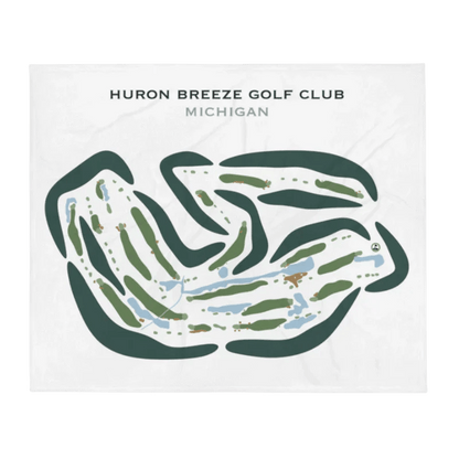 Huron Breeze Golf Club, Michigan - Printed Golf Courses
