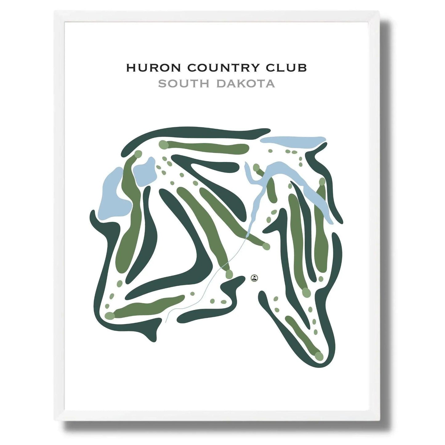 Huron Country Club, South Dakota - Printed Golf Courses