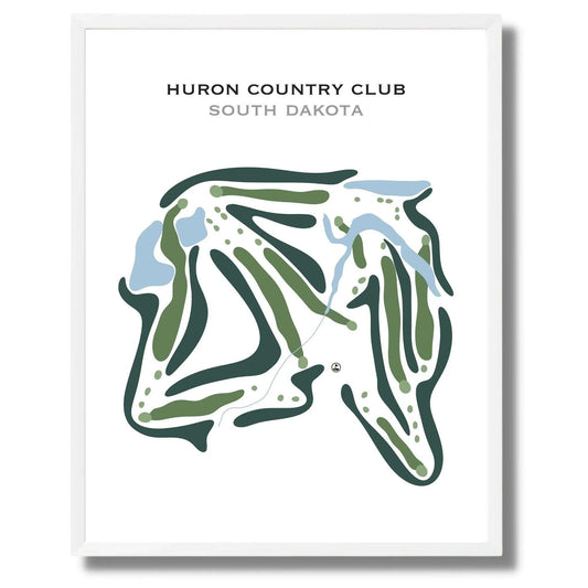Huron Country Club, South Dakota - Printed Golf Courses