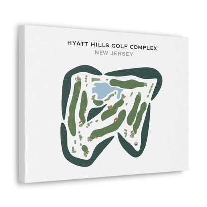 Hyatt Hills Golf Complex, New Jersey - Printed Golf Courses