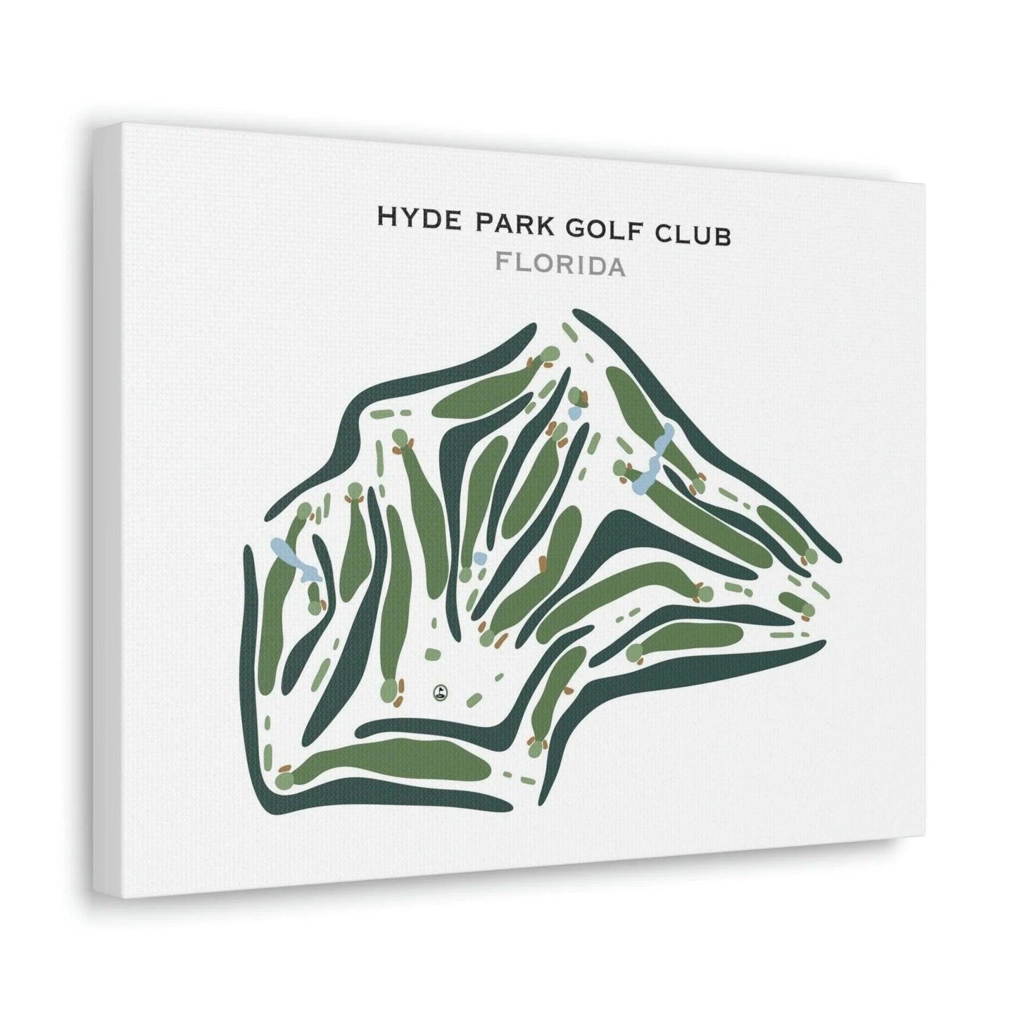 Hyde Park Golf Club, Florida - Printed Golf Courses