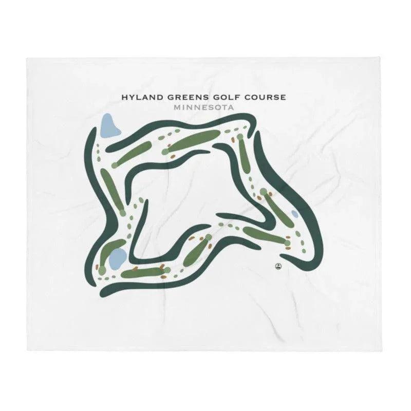 Hyland Greens Golf Course, Minnesota - Printed Golf Courses