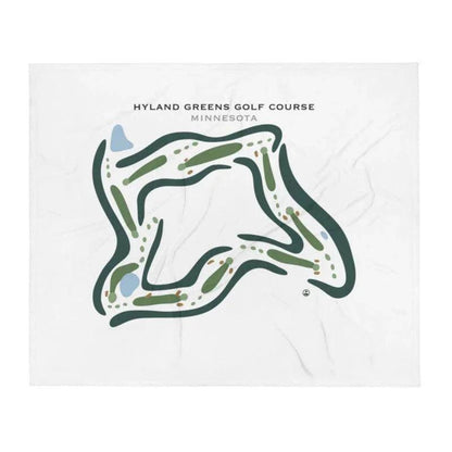 Hyland Greens Golf Course, Minnesota - Printed Golf Courses