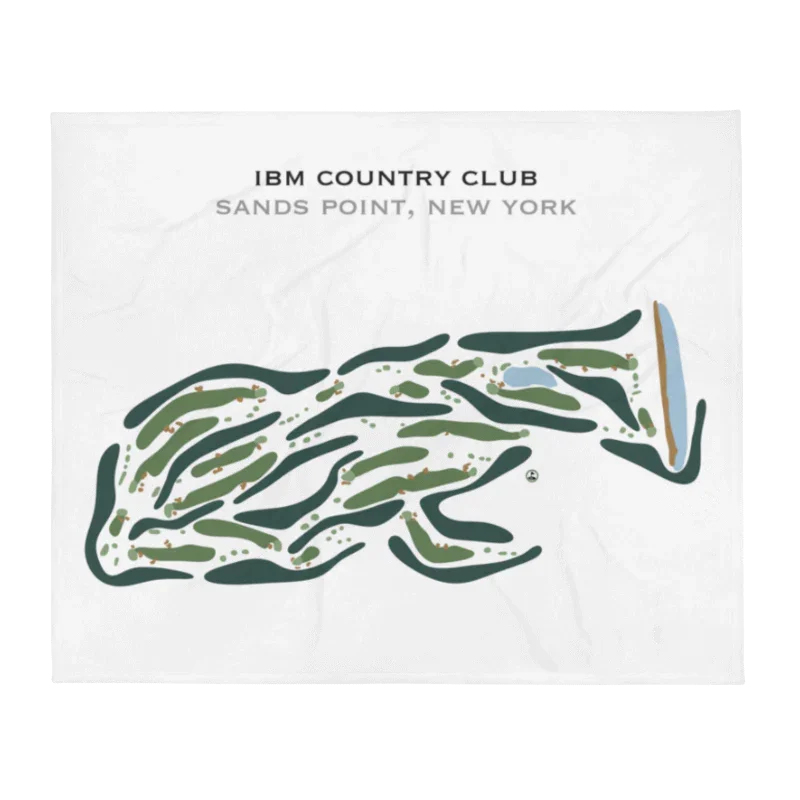 IBM Country Club, Sands Point, New York - Printed Golf Course