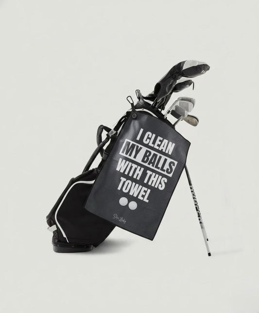 Golf Towel - I Clean My Balls With This Towel