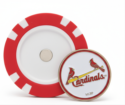 Officially Licensed St. Louis Cardinals Poker Chip Ball Marker