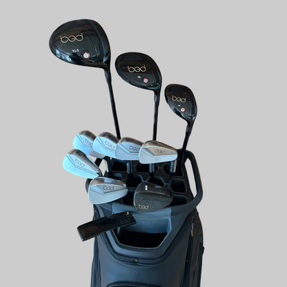 BGD Essentials Complete Goat Golf Club Set - Driver, Fairway Wood, Hybrid, Putter, Wedge, 5-PW