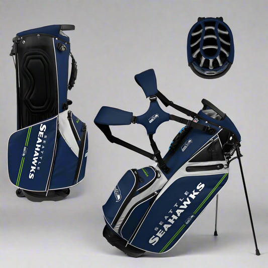 WinCraft - Seattle Seahawks Caddie Golf Bag - Limited Supply