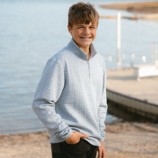 The Quilted Pullover