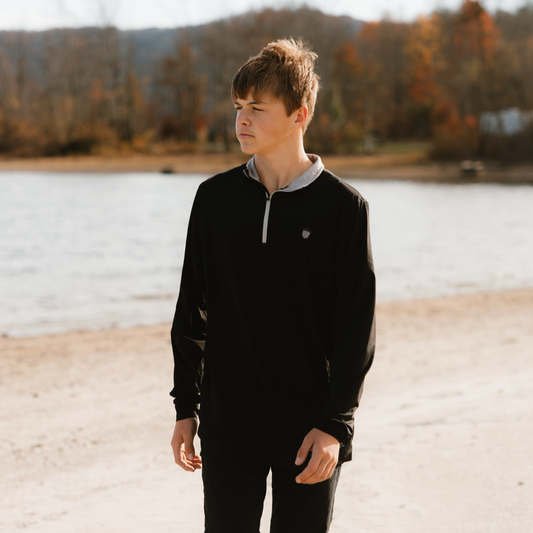 Black Walnut Quarter-Zip