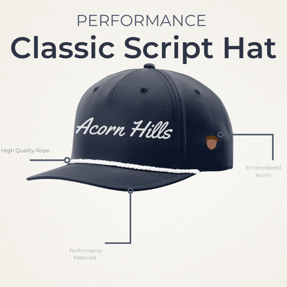 Performance Script Rope Hat