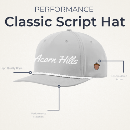 Performance Script Rope Hat