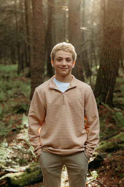 The Quilted Pullover