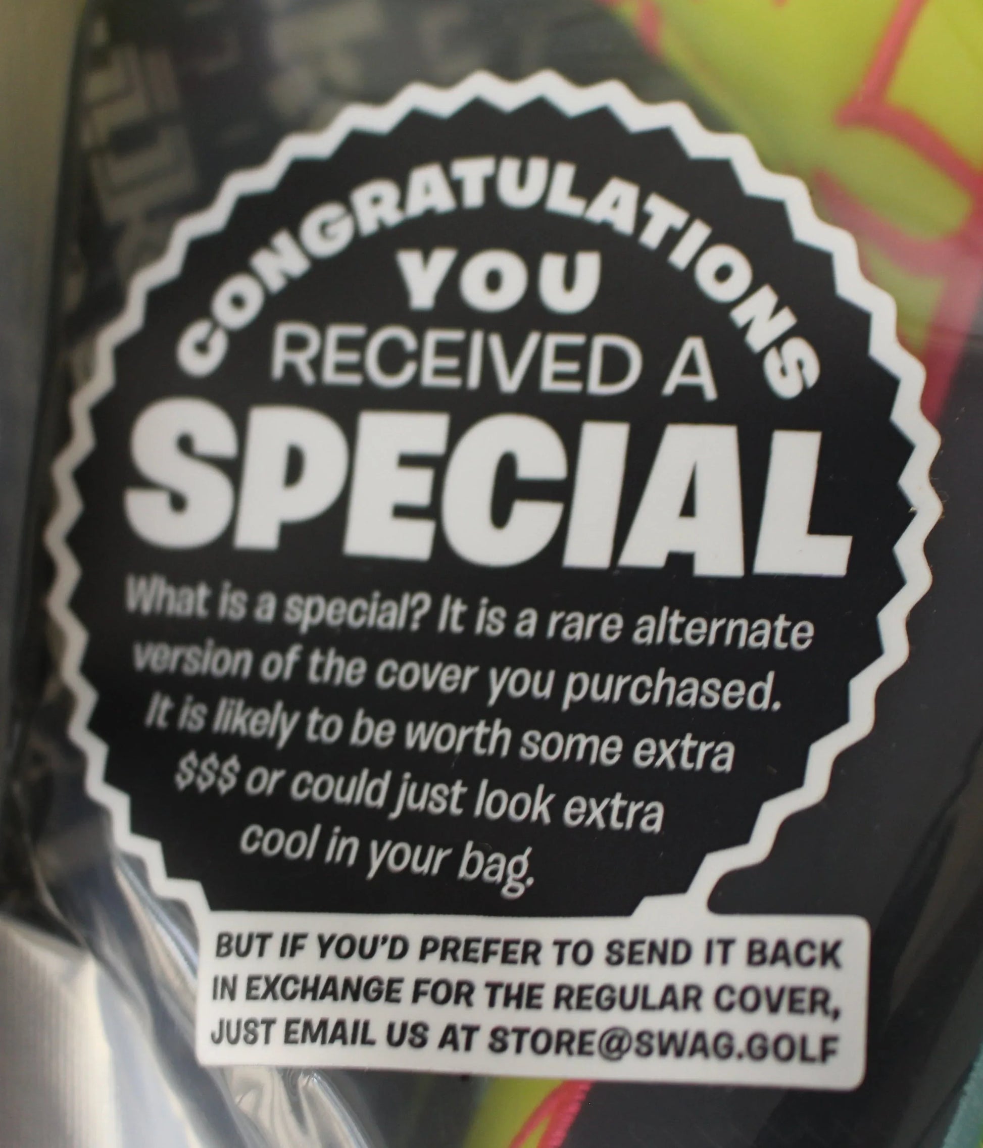 Swag Golf Special Alternate Color Royal Highness Pineapple Express King Blade Putter Headcover - GOLF LEAGUE